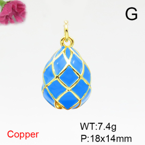 Fashion Copper Pendant  F6P300048aakl-L002