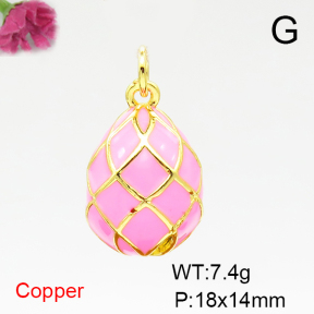 Fashion Copper Pendant  F6P300050aakl-L002