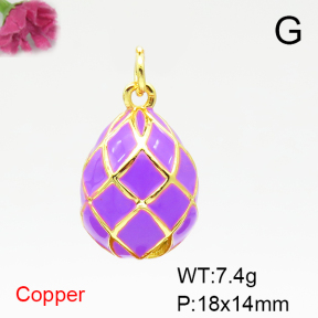 Fashion Copper Pendant  F6P300053aakl-L002