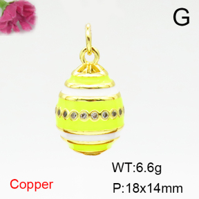 Fashion Copper Pendant  F6P300058aakl-L002