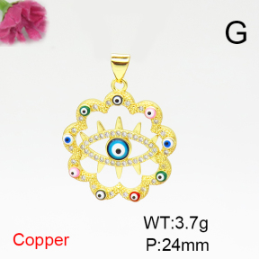 Fashion Copper Pendant  F6P400332ablb-L002