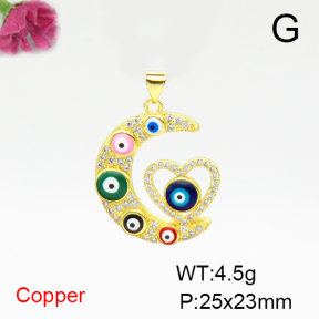 Fashion Copper Pendant  F6P400333aakl-L002