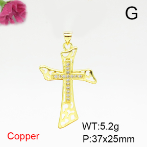 Fashion Copper Pendant  F6P400336aajl-L002