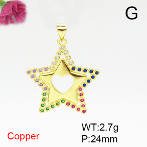 Fashion Copper Pendant  F6P400337aajl-L002
