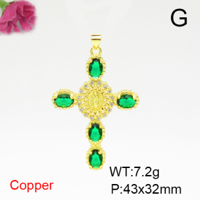 Fashion Copper Pendant  F6P400342ablb-L002