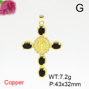 Fashion Copper Pendant  F6P400343ablb-L002