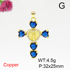 Fashion Copper Pendant  F6P400345ablb-L002
