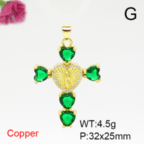 Fashion Copper Pendant  F6P400352ablb-L002