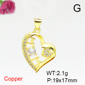 Fashion Copper Pendant  F6P400359vail-L002