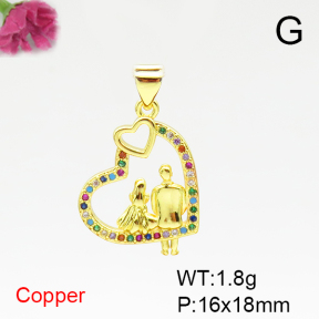 Fashion Copper Pendant  F6P400362vail-L002