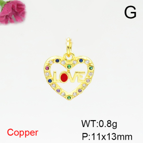 Fashion Copper Pendant  F6P400370vail-L002