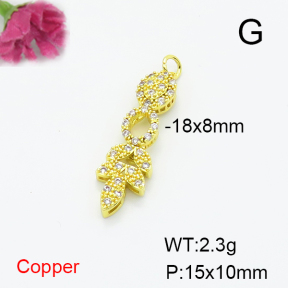 Fashion Copper Pendant  F6P400375vbll-L035