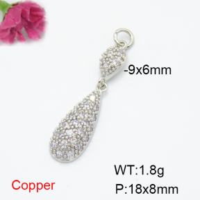 Fashion Copper Pendant  F6P400384vbll-L035