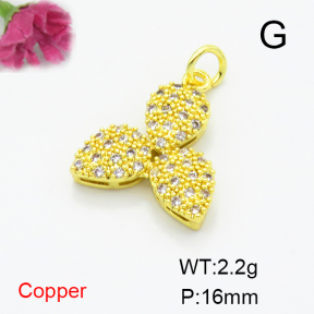 Fashion Copper Pendant  F6P400385ablb-L035