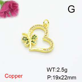 Fashion Copper Pendant  F6P400389vbmb-L035