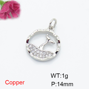 Fashion Copper Pendant  F6P400402baka-L035