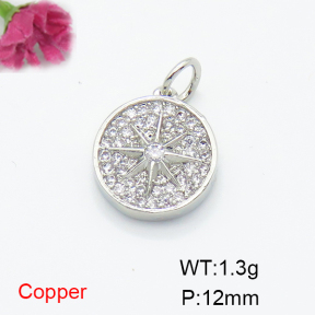 Fashion Copper Pendant  F6P400404aakl-L035