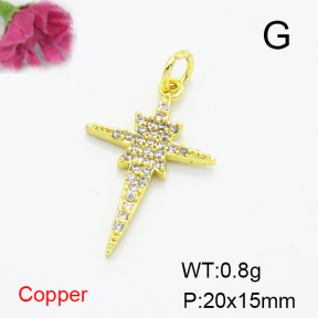 Fashion Copper Pendant  F6P400405ablb-L035