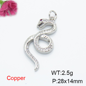 Fashion Copper Pendant  F6P400417vbll-L035