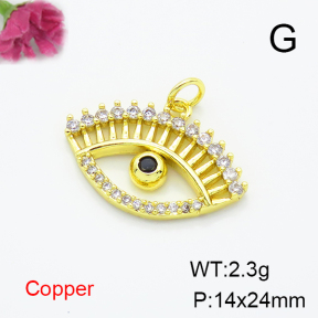 Fashion Copper Pendant  F6P400440vbll-L035