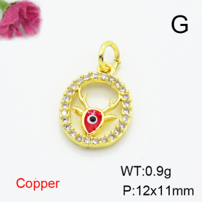 Fashion Copper Pendant  F6P400444aakl-L035