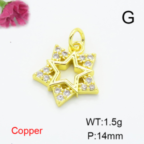 Fashion Copper Pendant  F6P400450aakl-L035