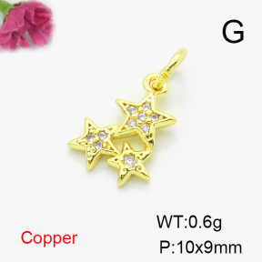 Fashion Copper Pendant  F6P400456baka-L035