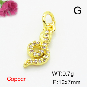 Fashion Copper Pendant  F6P400458baka-L035