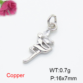 Fashion Copper Pendant  F6P400463baka-L035