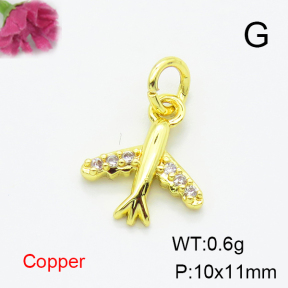 Fashion Copper Pendant  F6P400468baka-L035