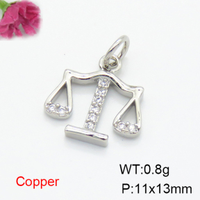 Fashion Copper Pendant  F6P400479baka-L035