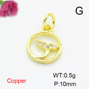 Fashion Copper Pendant  F6P400480baka-L035