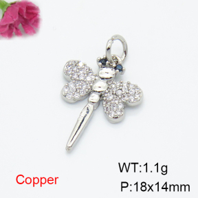 Fashion Copper Pendant  F6P400485ablb-L035