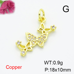 Fashion Copper Pendant  F6P400488baka-L035