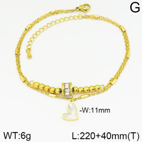 Stainless Steel Anklets  2A9000742bhbl-669