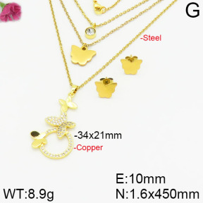 Fashion Copper Sets  F2S002580abol-J153