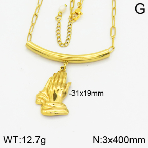 Stainless Steel Necklace  2N3000817vbpb-312