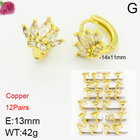 Fashion Copper Earrings  F2E400764alka-J22