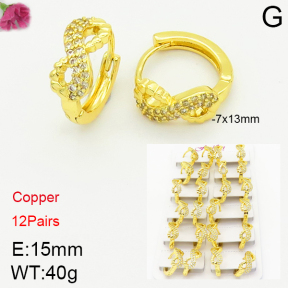 Fashion Copper Earrings  F2E400770alka-J22