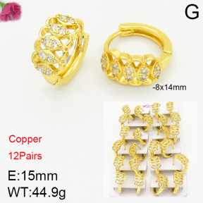 Fashion Copper Earrings  F2E400774alka-J22