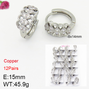 Fashion Copper Earrings  F2E400775alka-J22