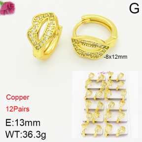 Fashion Copper Earrings  F2E400776alka-J22