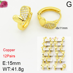 Fashion Copper Earrings  F2E400780alka-J22