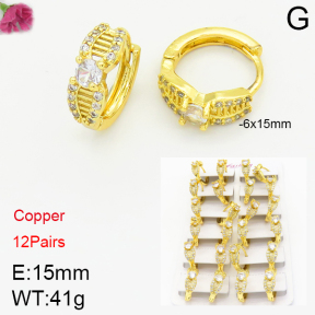 Fashion Copper Earrings  F2E400784alka-J22