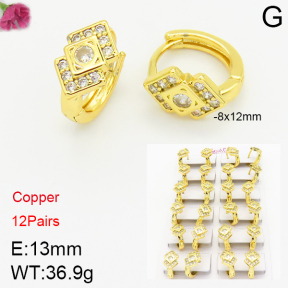 Fashion Copper Earrings  F2E400786alka-J22