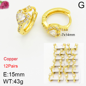 Fashion Copper Earrings  F2E400788alka-J22