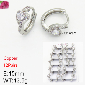 Fashion Copper Earrings  F2E400789alka-J22