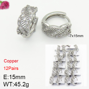 Fashion Copper Earrings  F2E400791alka-J22