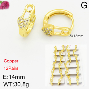 Fashion Copper Earrings  F2E400792alka-J22