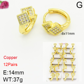 Fashion Copper Earrings  F2E400796alka-J22